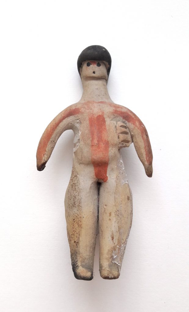 figurine maternité terre cuite art précolombien Amérique du sud Brésil restauration argile & silice